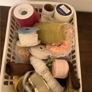 Assorted Craft Ribbon and Lace Set